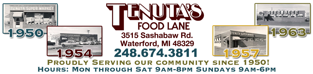 Welcome to Tenuta's Food Lane